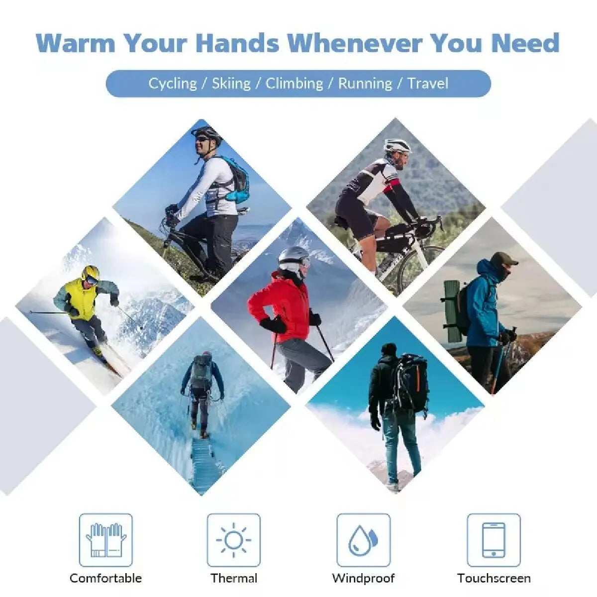 Winter Gloves Waterproof