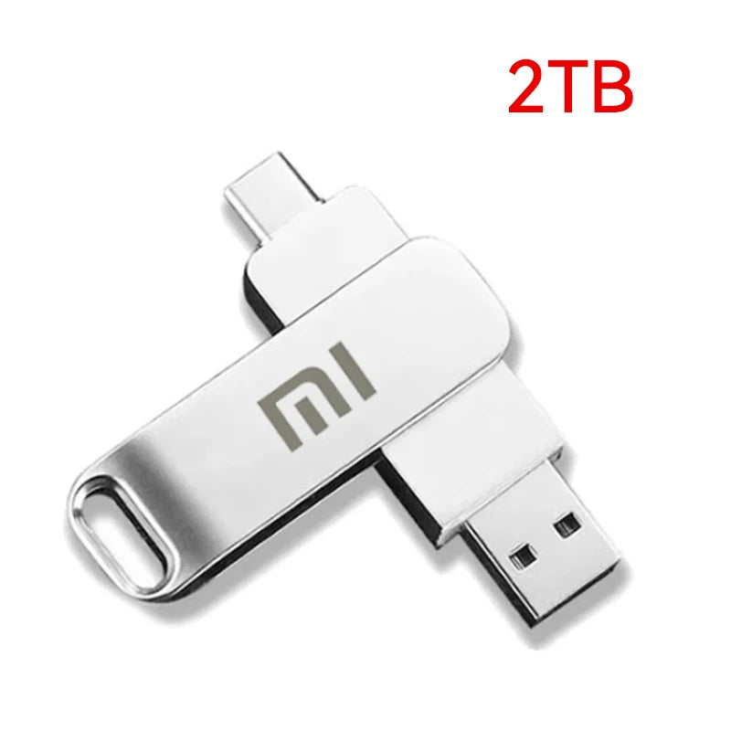 Xiaomi 16TB USB Flash Drive USB 3.2 Memories Type-c 2-In-1 8TB 16TB OTG Pendrive 128GB High Speed Flash Disk 2TB For Computer