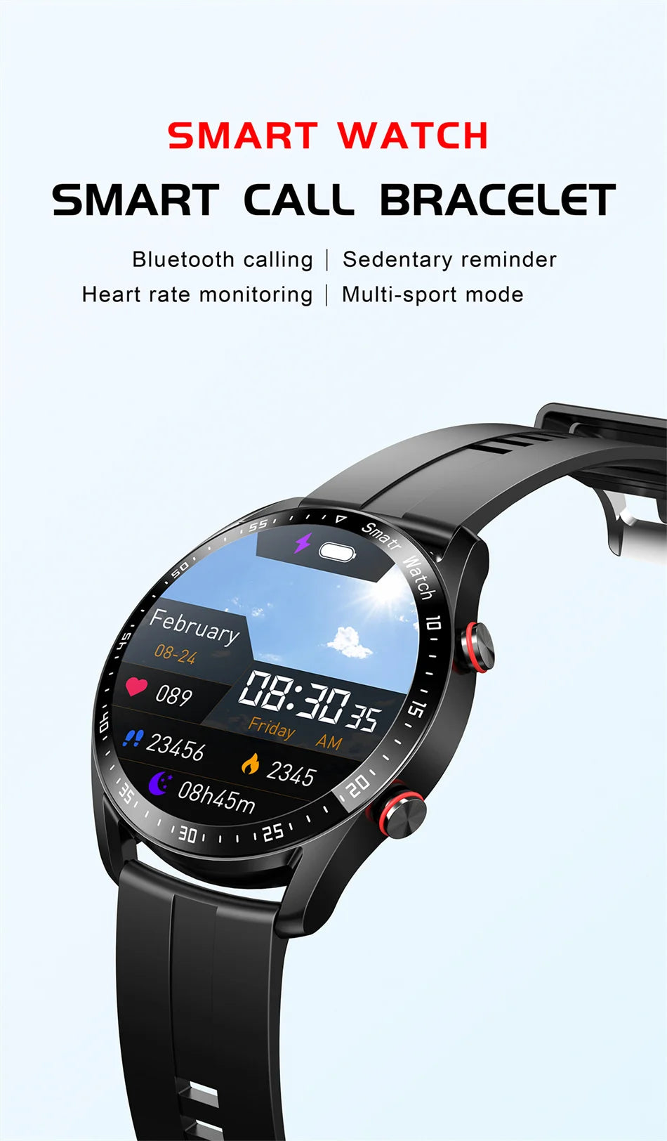 New Smart Watch for Men with Bluetooth 2025